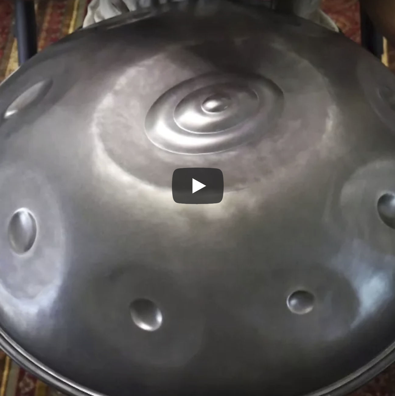 Saraz B Minor Handpan Drum 21" Diameter Made In Asheville, NC USA